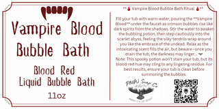 Vampire Blood Bag Bubble Bath